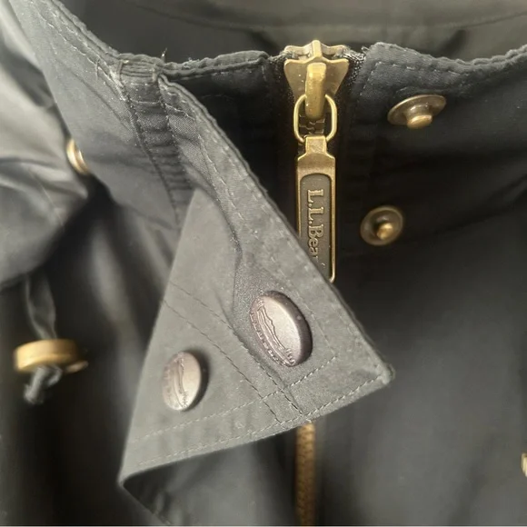 Vintage L.L. Bean Black Raincoat - Picture 5 of 9